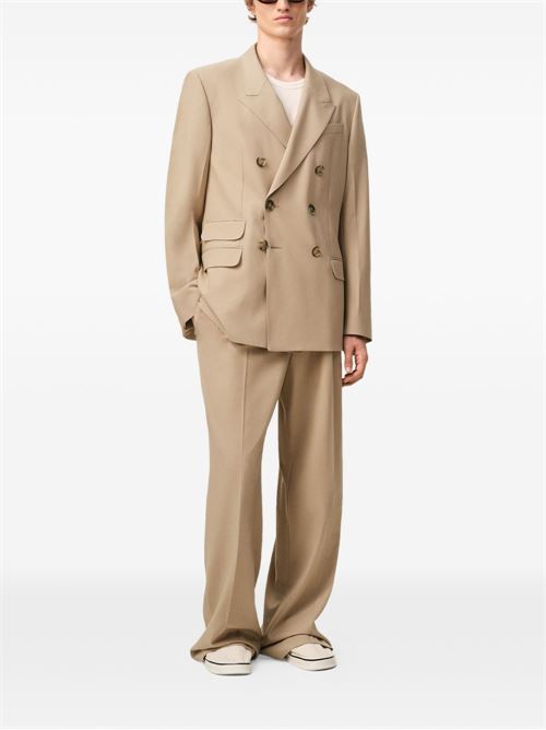 Double-breasted wool jacket AMI PARIS | HBV764WV0194A036